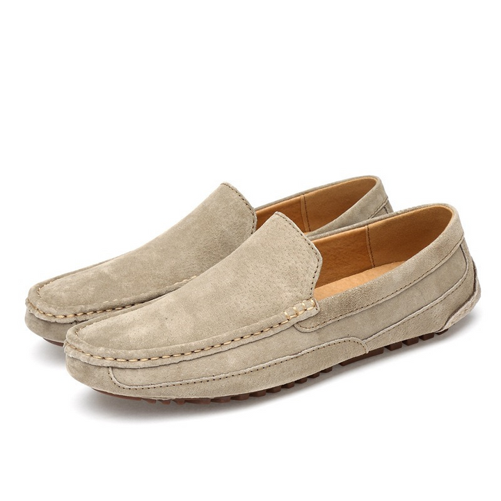 Milan -  Instappers Heren - Klassiek Loafers Heren - Luxe Afwerking - Hoogwaardig Suede