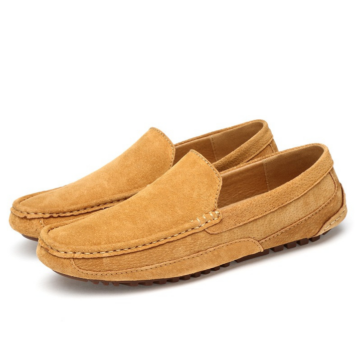 Milan -  Instappers Heren - Klassiek Loafers Heren - Luxe Afwerking - Hoogwaardig Suede