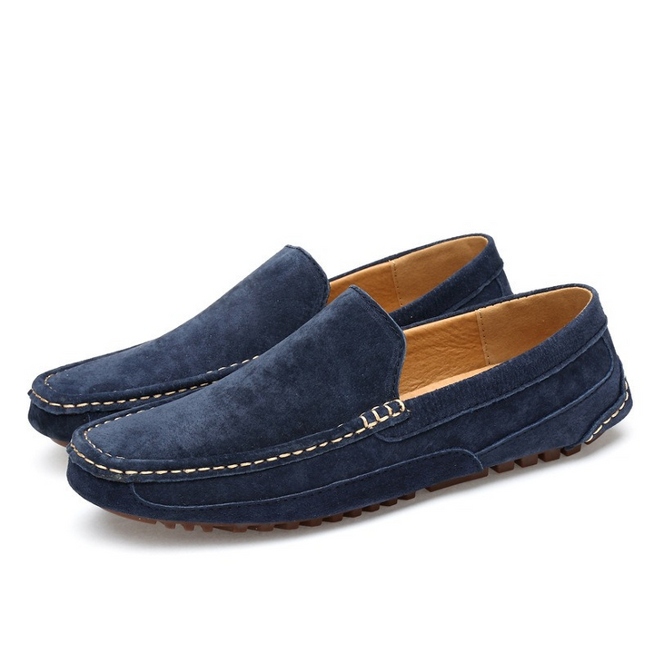Milan -  Instappers Heren - Klassiek Loafers Heren - Luxe Afwerking - Hoogwaardig Suede