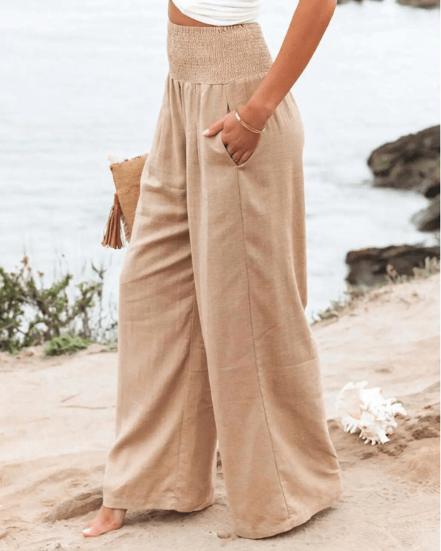 Celine - Broek Dames - Wijde Damesbroek - Elegant - Ideaal voor Casual en Chic Outfits - Sorata