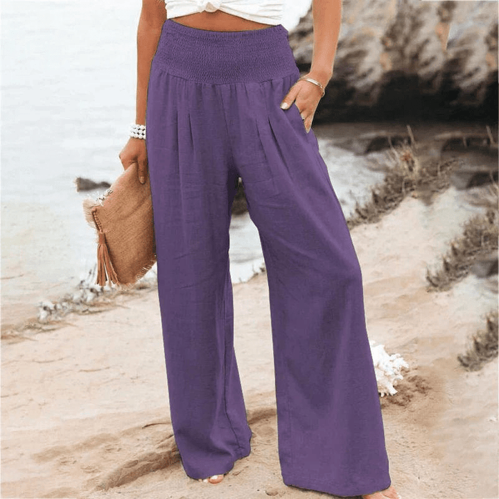 Celine - Broek Dames - Wijde Damesbroek - Elegant - Ideaal voor Casual en Chic Outfits - Sorata
