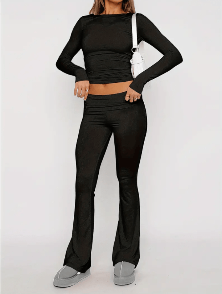 Chernille | Dames Set | Comfortabele 2 - Delige Flare Set | Trendy - Sorata