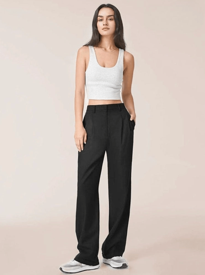 Classy - Pantalon Dames - Pantalon met Brede Pijpen - Comfortabel - Trendy Design - Sorata