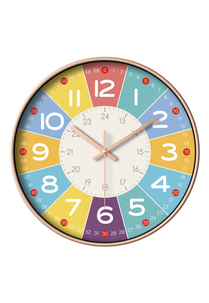 KiddoClock | Stille Wandklok Voor Kinderkamers | Voor Slaap - Of Speelruimtes - Sorata