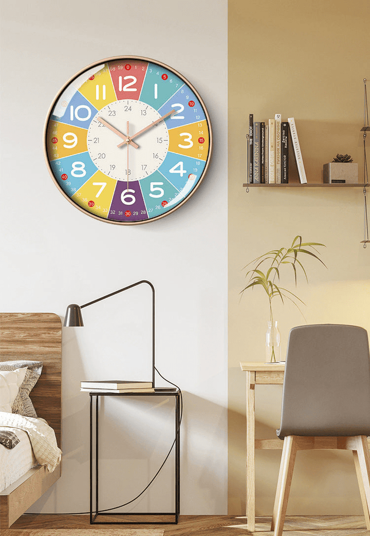 KiddoClock | Stille Wandklok Voor Kinderkamers | Voor Slaap - Of Speelruimtes - Sorata