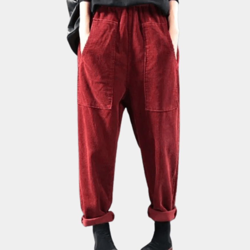 Laya | Casual Corduroy Broek Voor Dames - Sorata