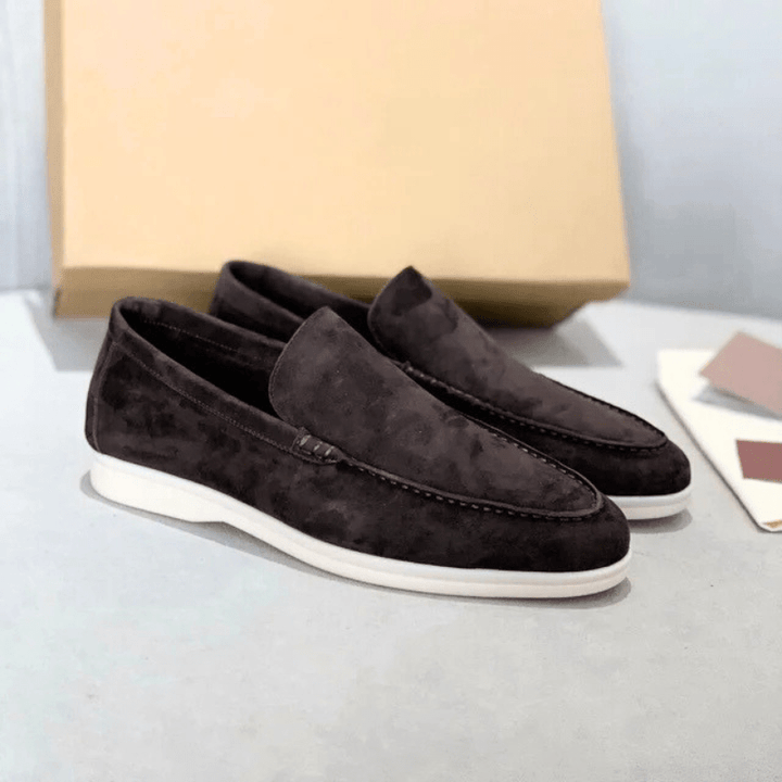 Luca | Heren Schoenen | Suede Loafers | Elegant & Klassiek Design - Sorata
