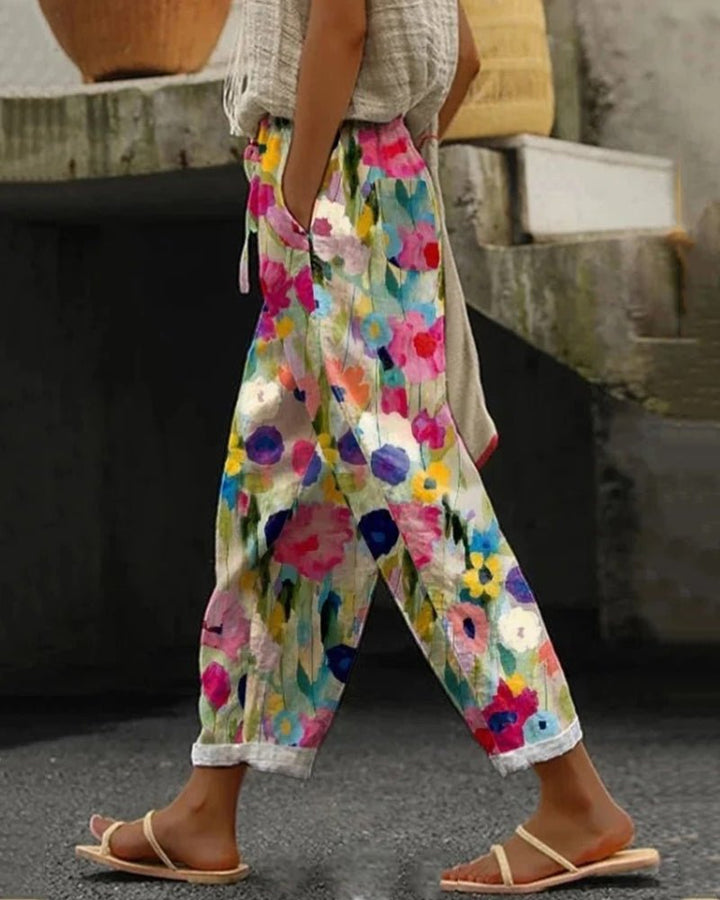 Tashmin | Trendy Dames Broek | Gekleurde Joggingbroek | Voor De Lente/Zomer - Sorata