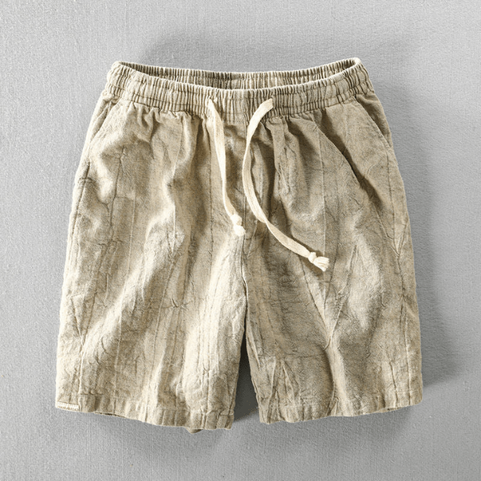 Victor - Katoen Linnen Short - Comfortabele Casual Stijl - Voor Mannen - Sorata