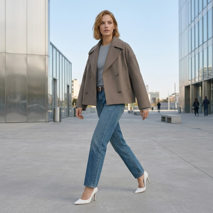 Sorata | Dames Jas | Korte Overslagjas Chic Elegant