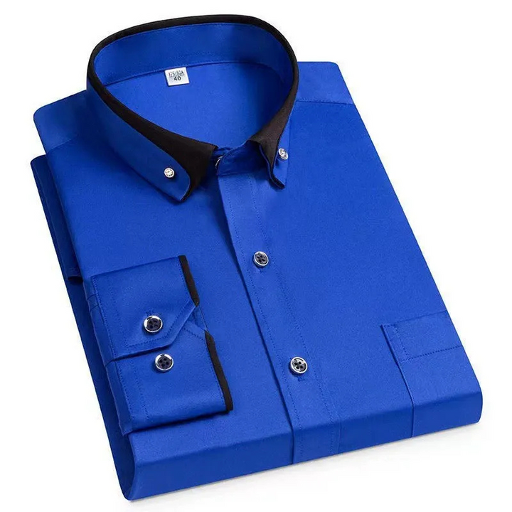 Hera | Heren Blouse Overhemd | Lange Mouwen | Tijdloze Stijl