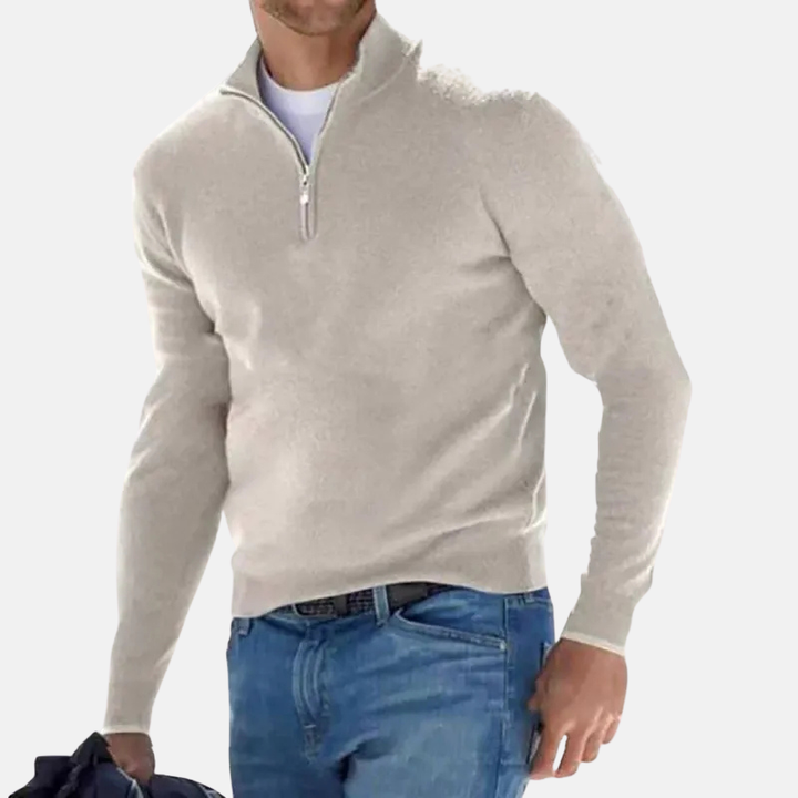 Acoire - Heren Trui - Trui met Rits - Trendy & Comfortabel - Casual Outfit