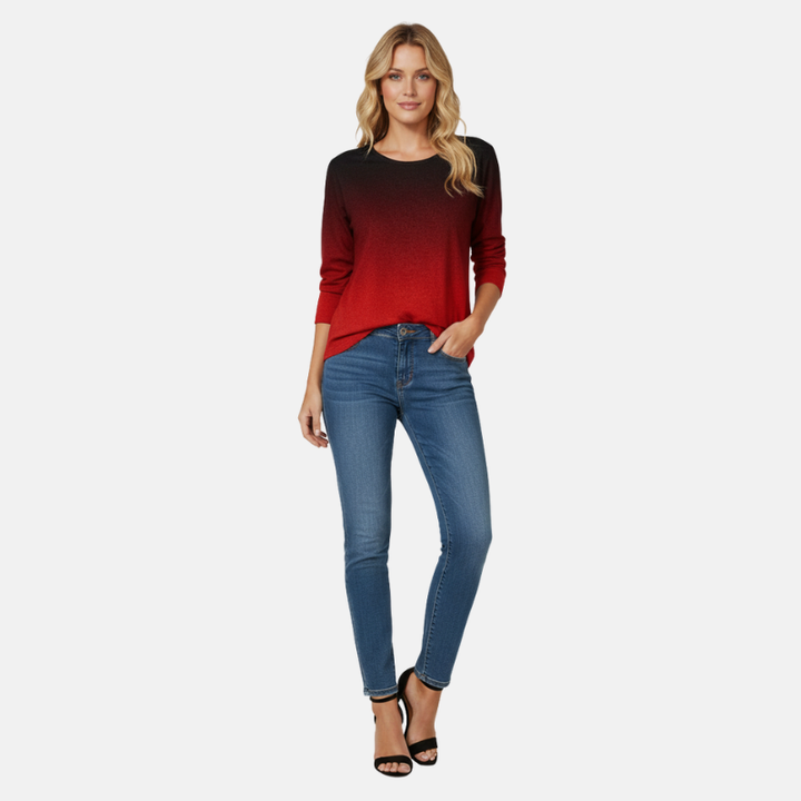 Twinkle | Dames Shirt Met Ronde Hals En Driekwart Mouwen