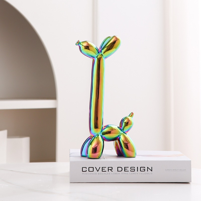 Plups | Ballon Hond Sculptuur | Stijlvolle Toevoeging Aan Je Woonkamer Of Kantoor