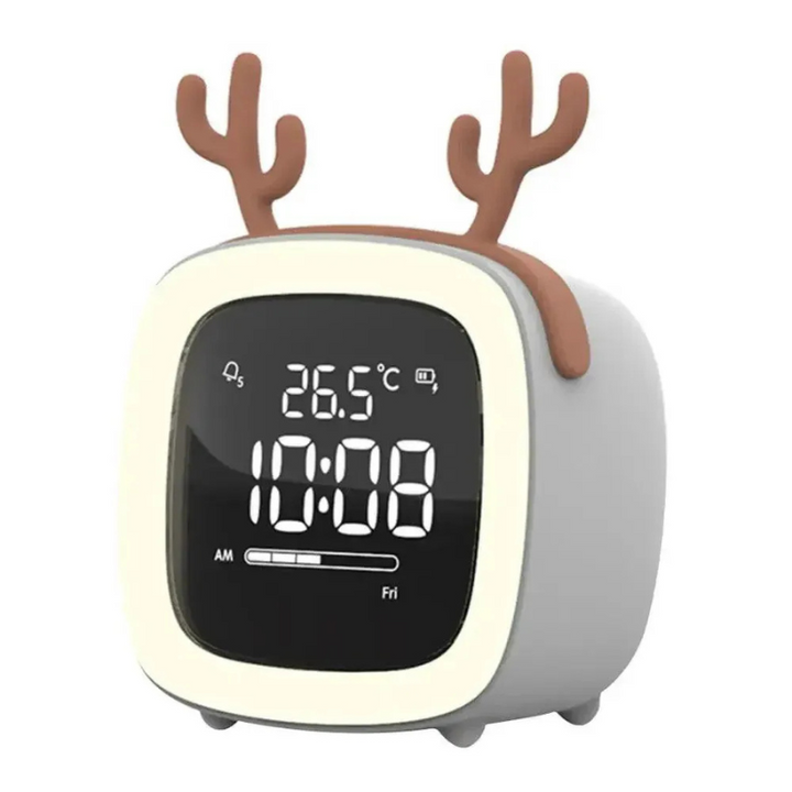 Cartoon Konijn Wekker | Duidelijke LED-Display | Unieke Oplaadbare Ontwerp