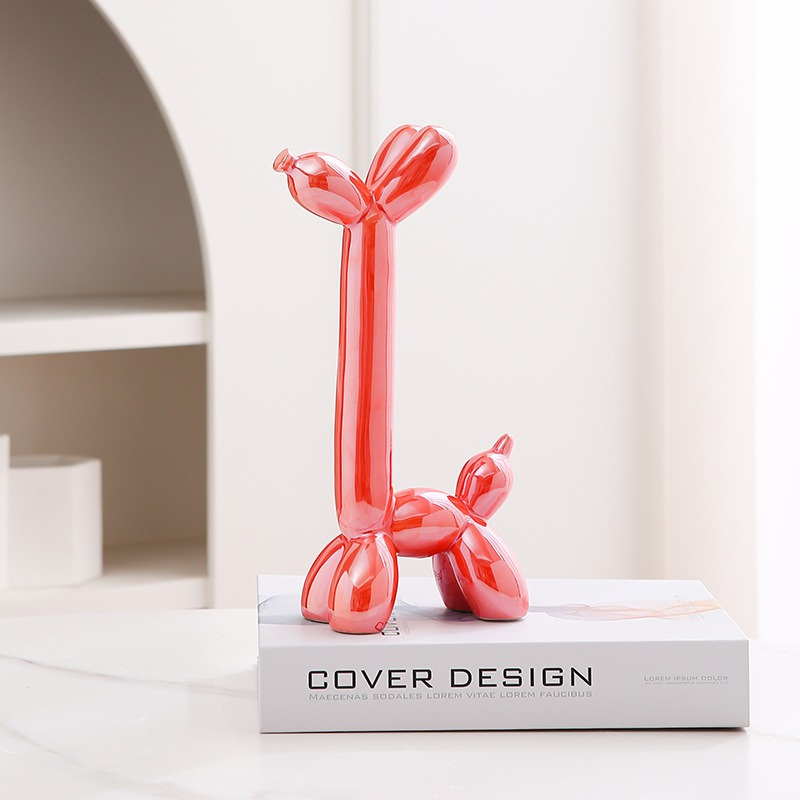 Plups | Ballon Hond Sculptuur | Stijlvolle Toevoeging Aan Je Woonkamer Of Kantoor