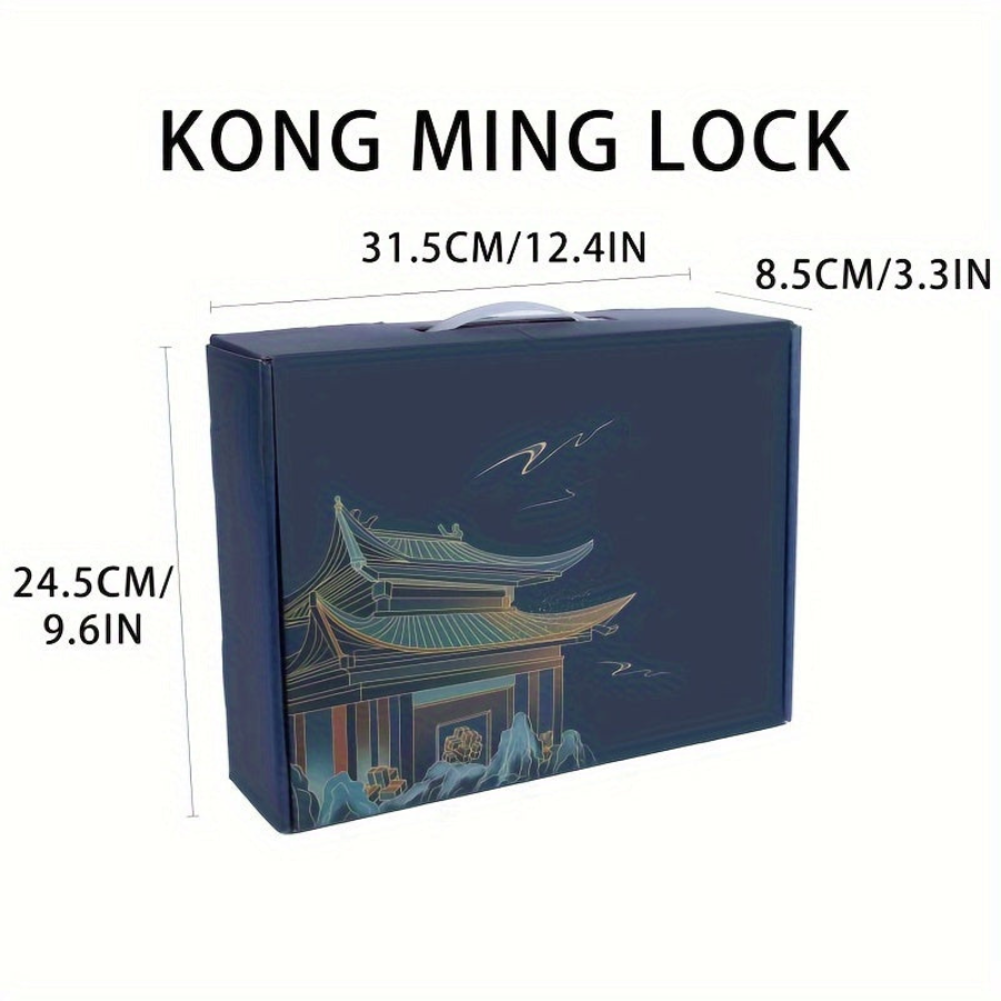 MindFight | Houten Puzzelset | Kongming Locks | Geavenceerde Moeilijkheidsgraad