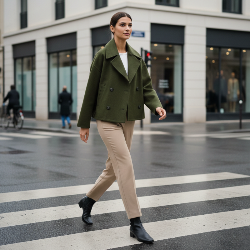 Sorata | Dames Jas | Korte Overslagjas Chic Elegant