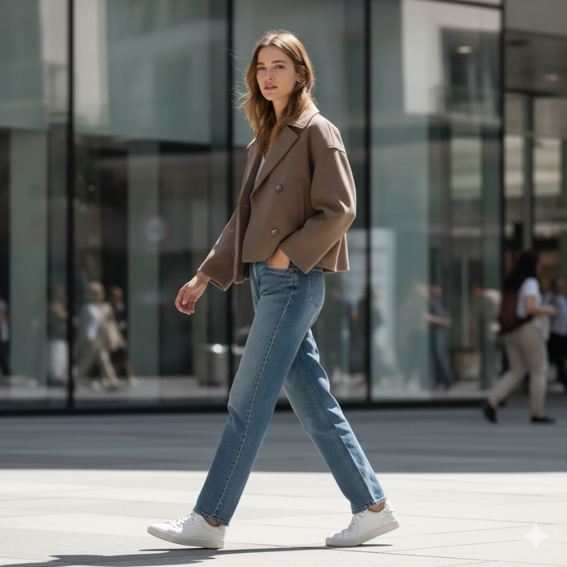 Sorata | Dames Jas | Korte Overslagjas Chic Elegant