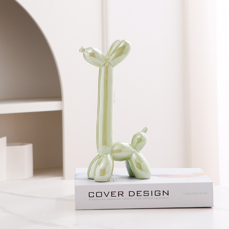 Plups | Ballon Hond Sculptuur | Stijlvolle Toevoeging Aan Je Woonkamer Of Kantoor
