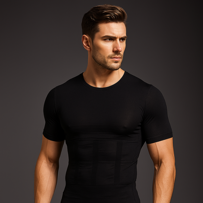 Terence - T-shirt Heren - Fitness Vormgevend T-shirt - Heren Sportkleding