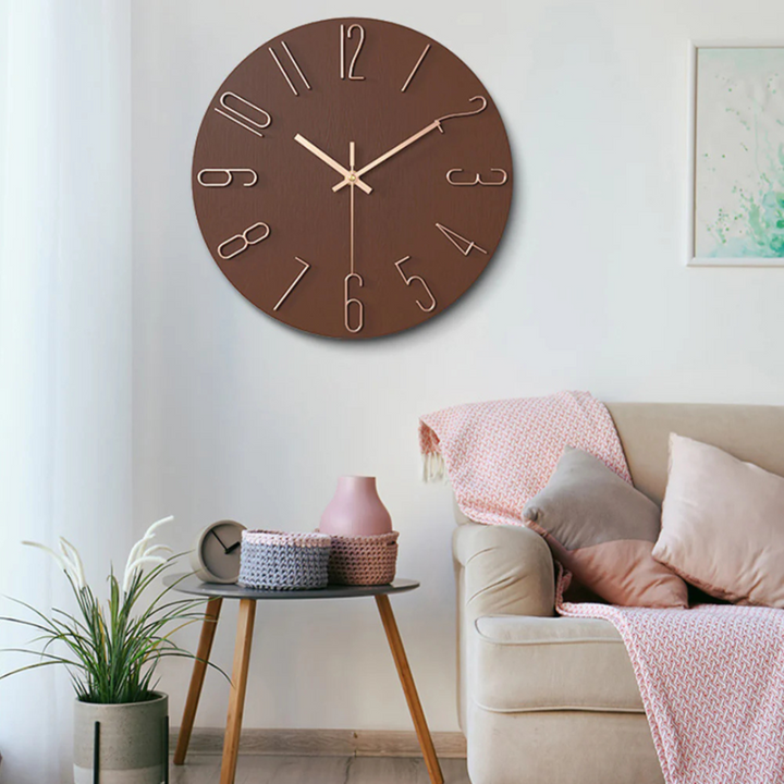 Demour | Moderne Wandklok Voor De Woonkamer