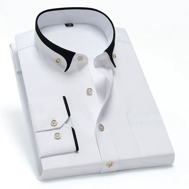 Hera | Heren Blouse Overhemd | Lange Mouwen | Tijdloze Stijl