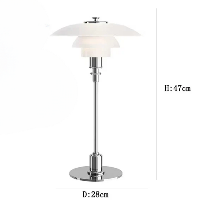 Damoura | Moderne Deense Design Tafellamp | Warm LED-Licht