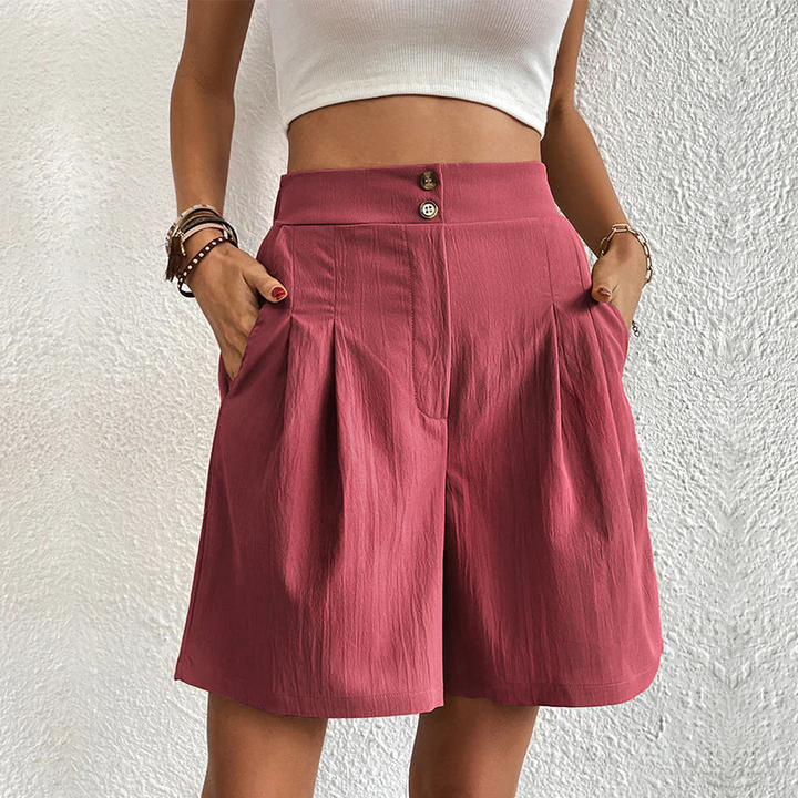 Roxanne | Dames Zomershort met Utility-details voor Vrouwen