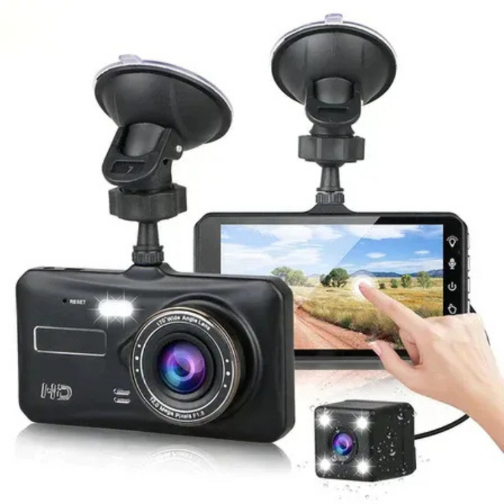 Hexton | Draadloze Dubbele Dashcam Met Nachtzicht