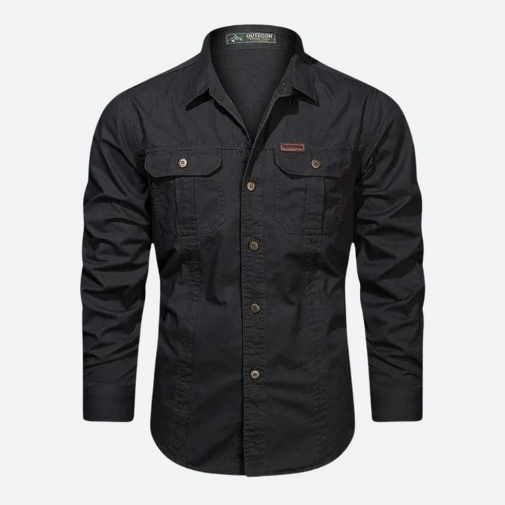 Sandro | Heren Outdoor Overhemd | Retro Shirt Hemd voor Mannen