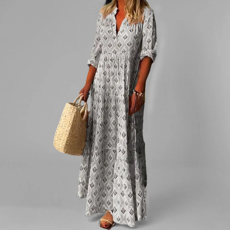 Fiona | Elegante En Comfortabele Dames Maxi-Jurk