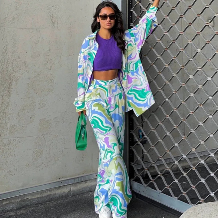 Telsa | Co-Ord Set | Kleurrijk En Comfortabel | Voor Festivals, Vakantie Of Streetstyle Looks
