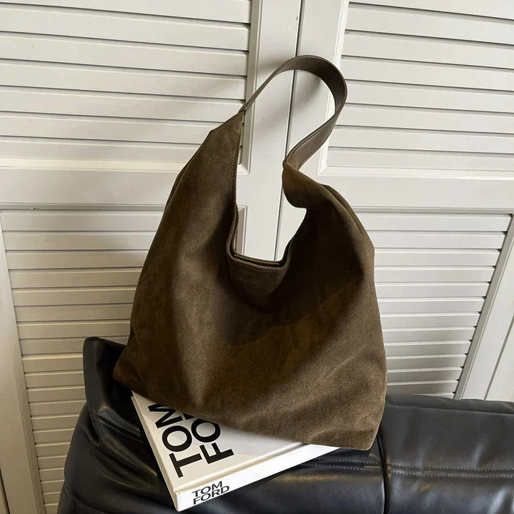 Mignot | Dames Suede Tote Bag | Stijlvolle Vrouwen Tas