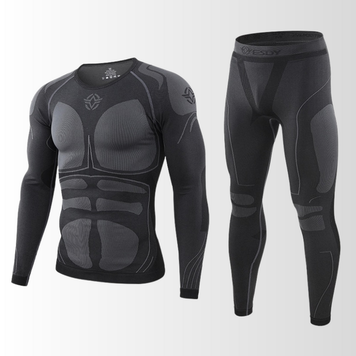HotRope | Thermische Heren Onderkleding Set | Uitstekende Pasvorm | Ademend En Vochtregulerend