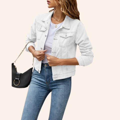 Mira | Zomerse Dames Jas | Denim Jacket | Casual Jasje