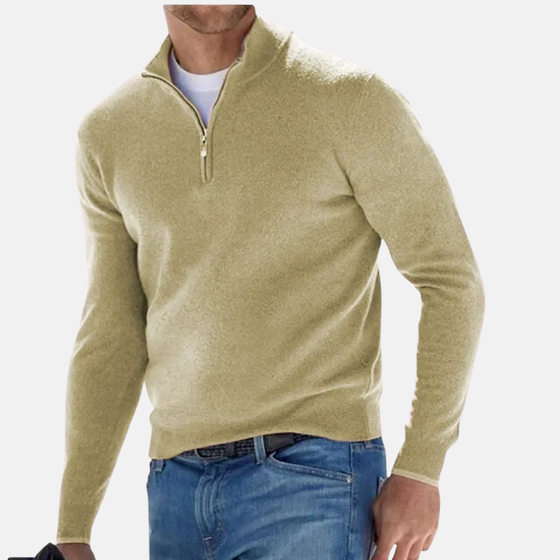 Acoire - Heren Trui - Trui met Rits - Trendy & Comfortabel - Casual Outfit