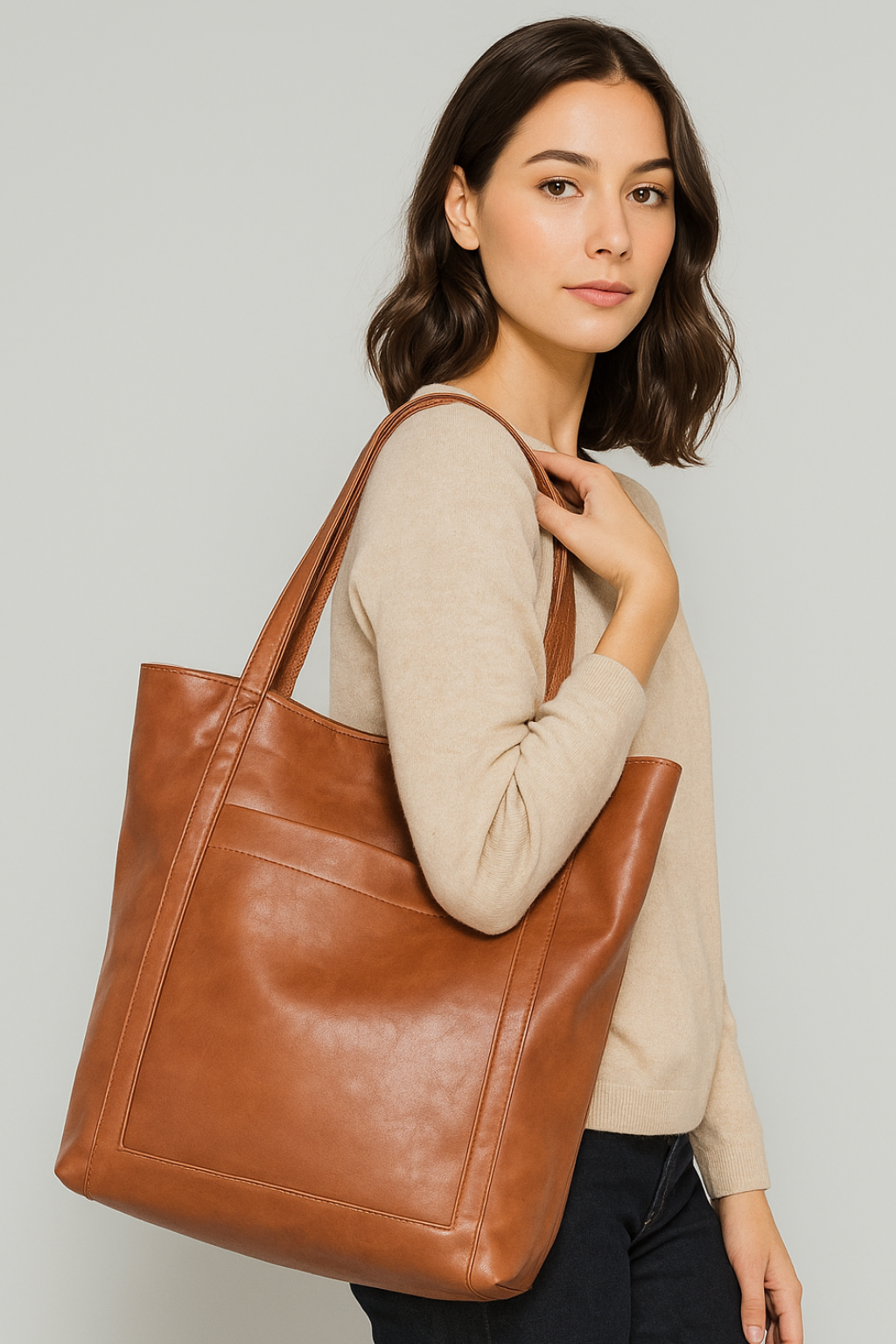 July | Schoudertassen Dames | Vintage Leren Tas | Vintage Kledingstijl | Casual