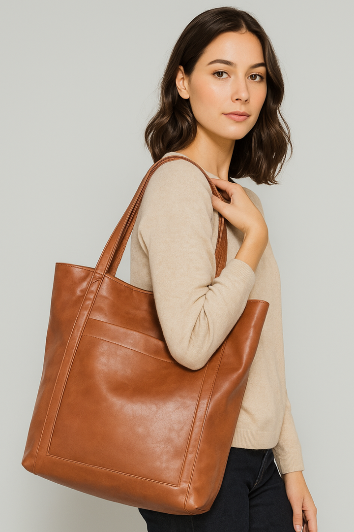 July | Schoudertassen Dames | Vintage Leren Tas | Vintage Kledingstijl | Casual
