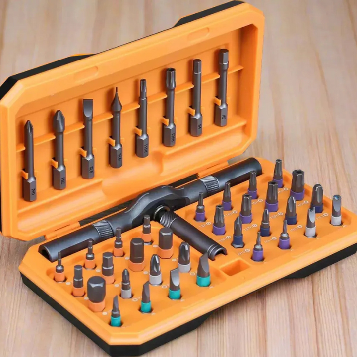 Dilbar | 42-in-1 Ratel Magnetische Schroevendraaierset | Ultralichte Aluminiumlegering