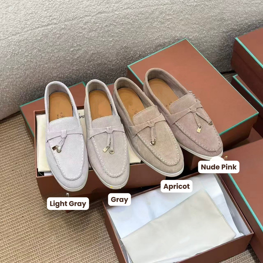 Eve | Suède Loafers | Dames Schoenen