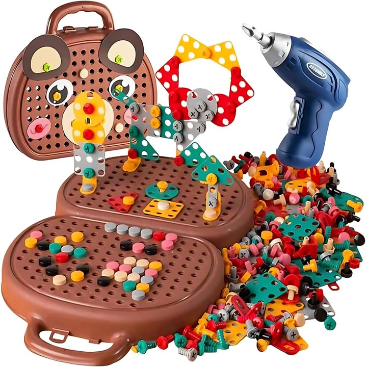 Kinderspeelgoed Boorset | Educatief Spelplezier | Fantasierijk Bouwen