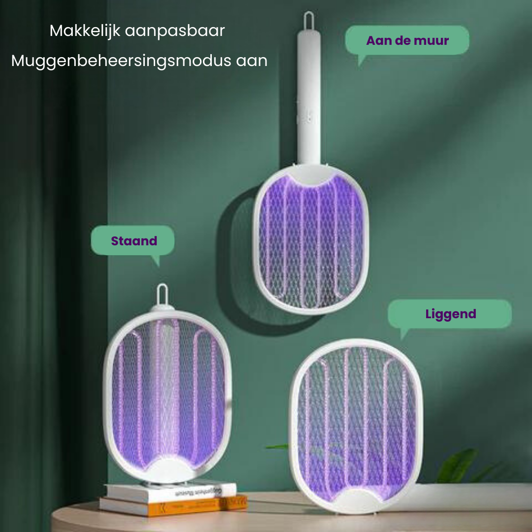 MosqWeg | 4-in-1 Elektrische Muggenval voor Huis & Tuin