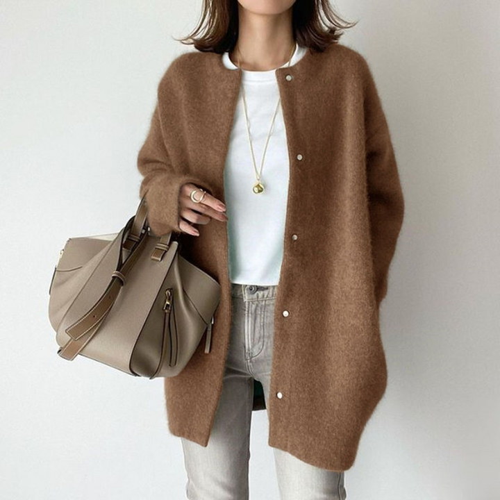 Yabe | Dames Sweater | Warme Blazer Vest Met Knopen | Stijlvol en Comfortabel