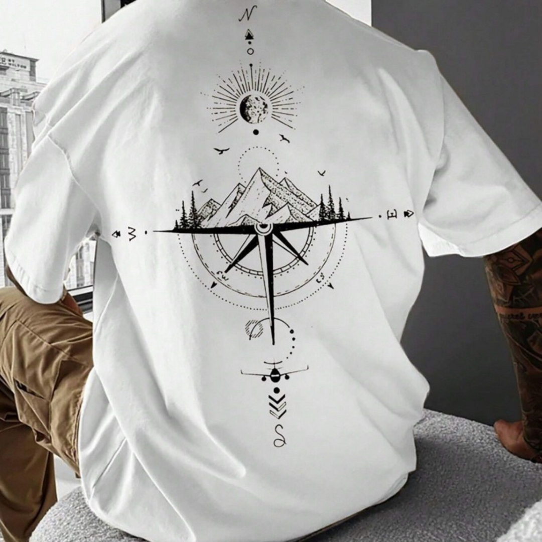 James | Heren T-shirt | Kompasprint Shirt voor Mannen