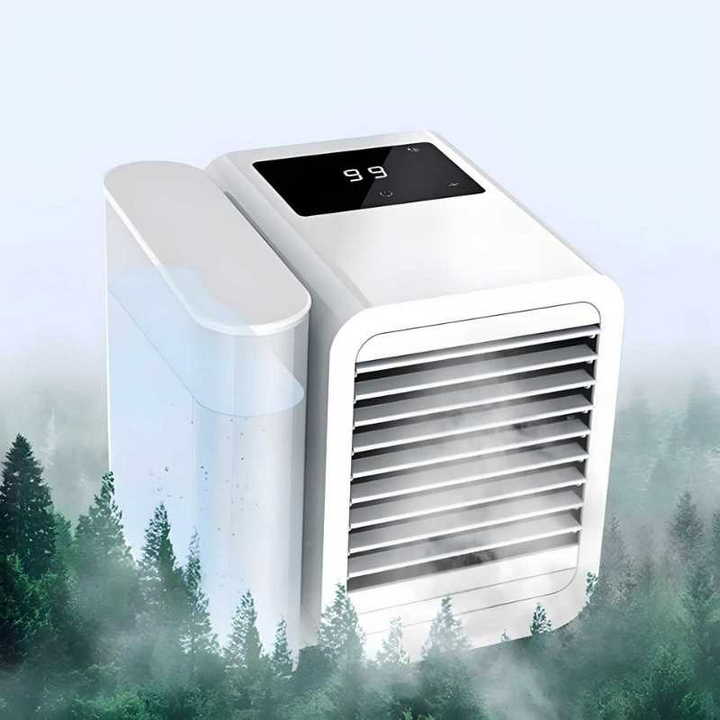 Hexton | Draagbare MicroCool Mini-Airconditioner | 1000 ml Watertank
