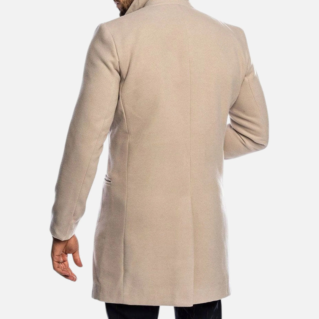 Sorata | Seattle Mantel Eenvoudige Sluiting Beige