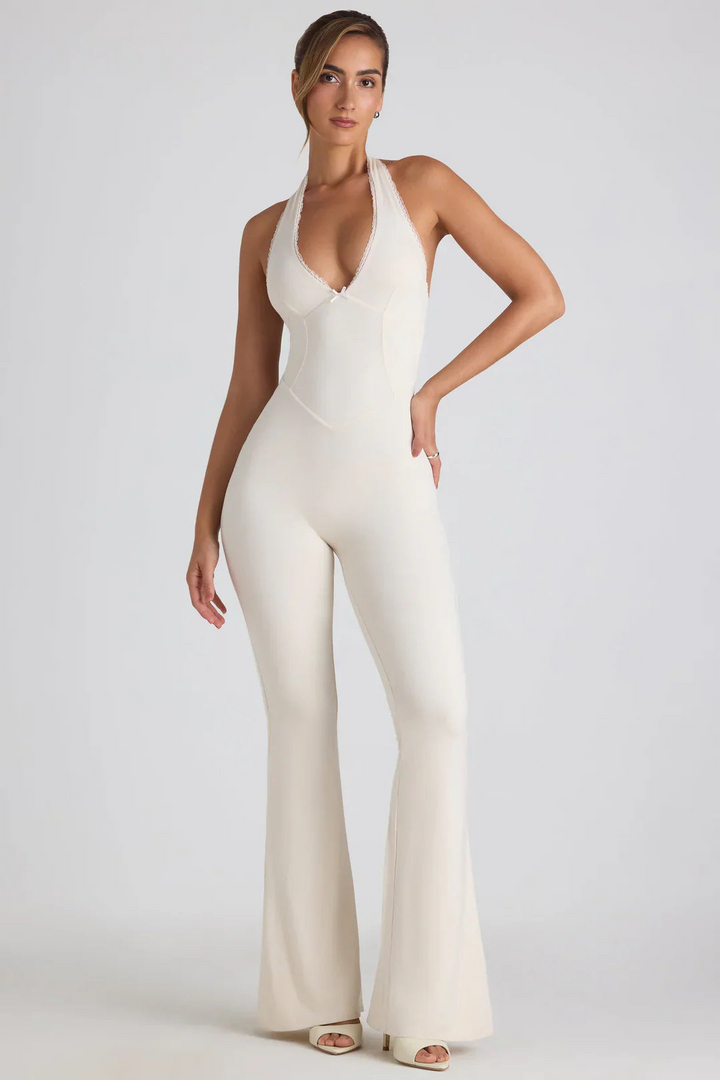 Elise | Elegante Halter Dames Jumpsuit | Moderne Flair