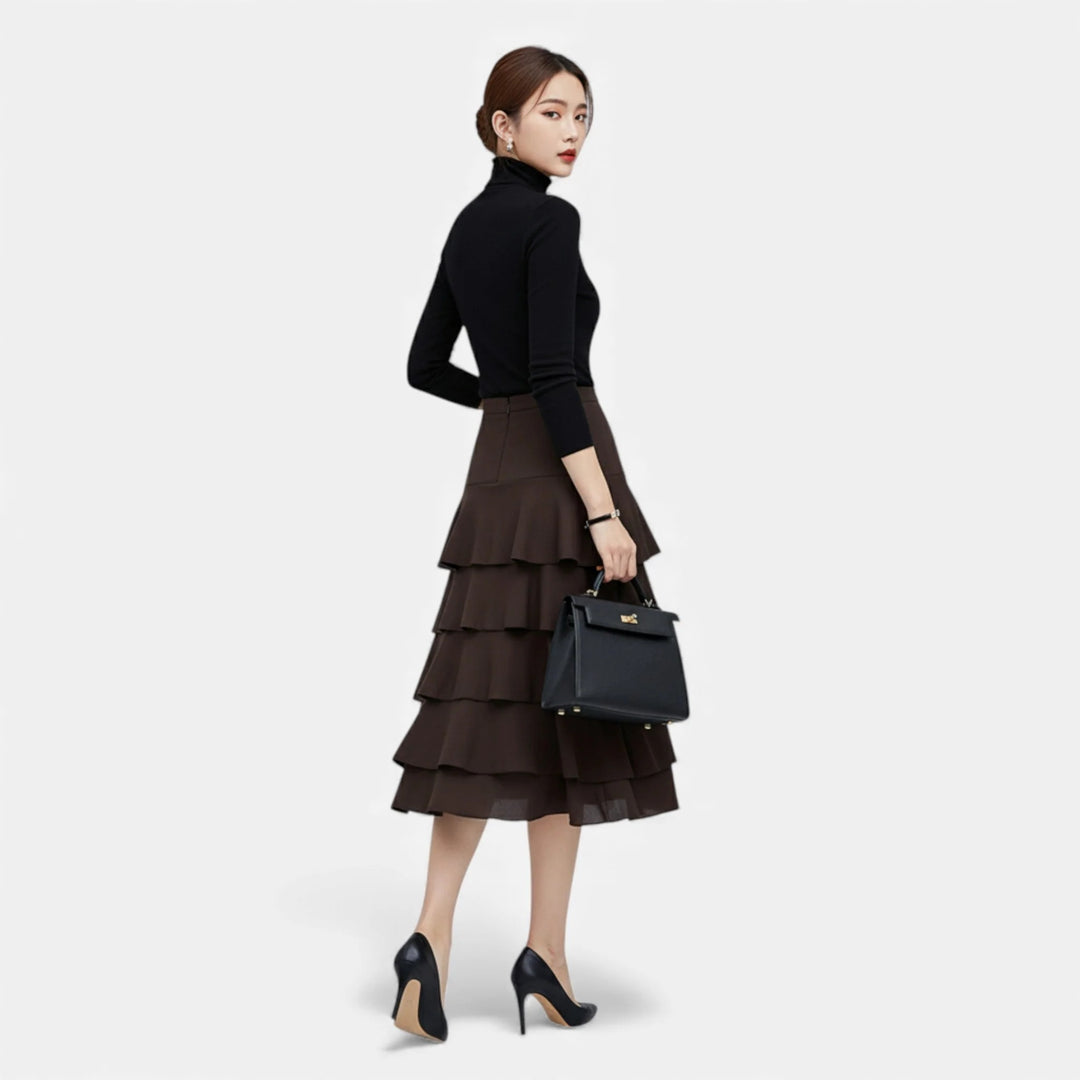 Sorata | Dames Lange Rok – Elegante Waterval