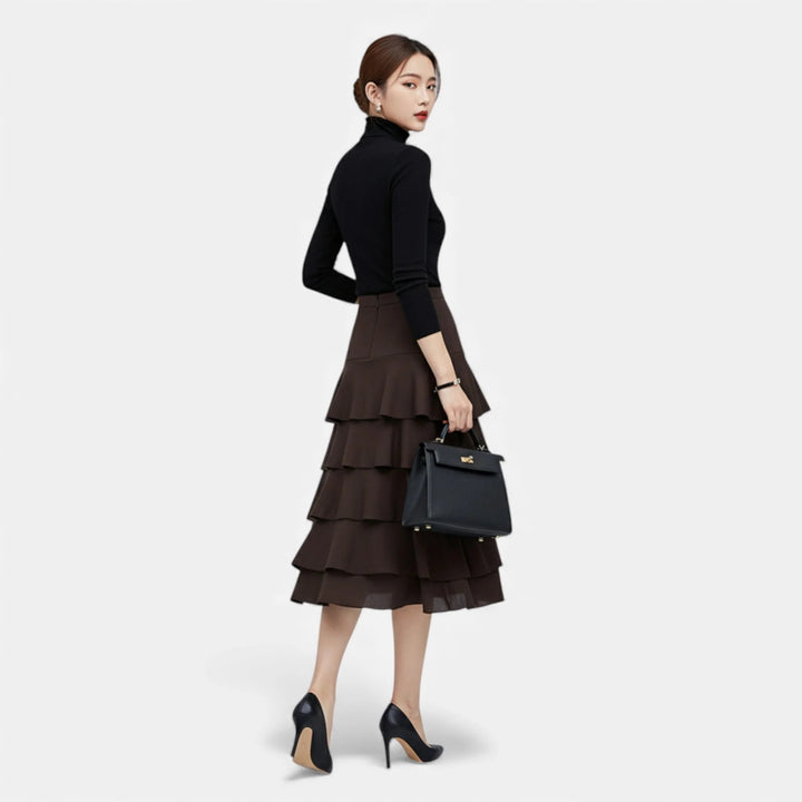 Sorata | Dames Lange Rok – Elegante Waterval